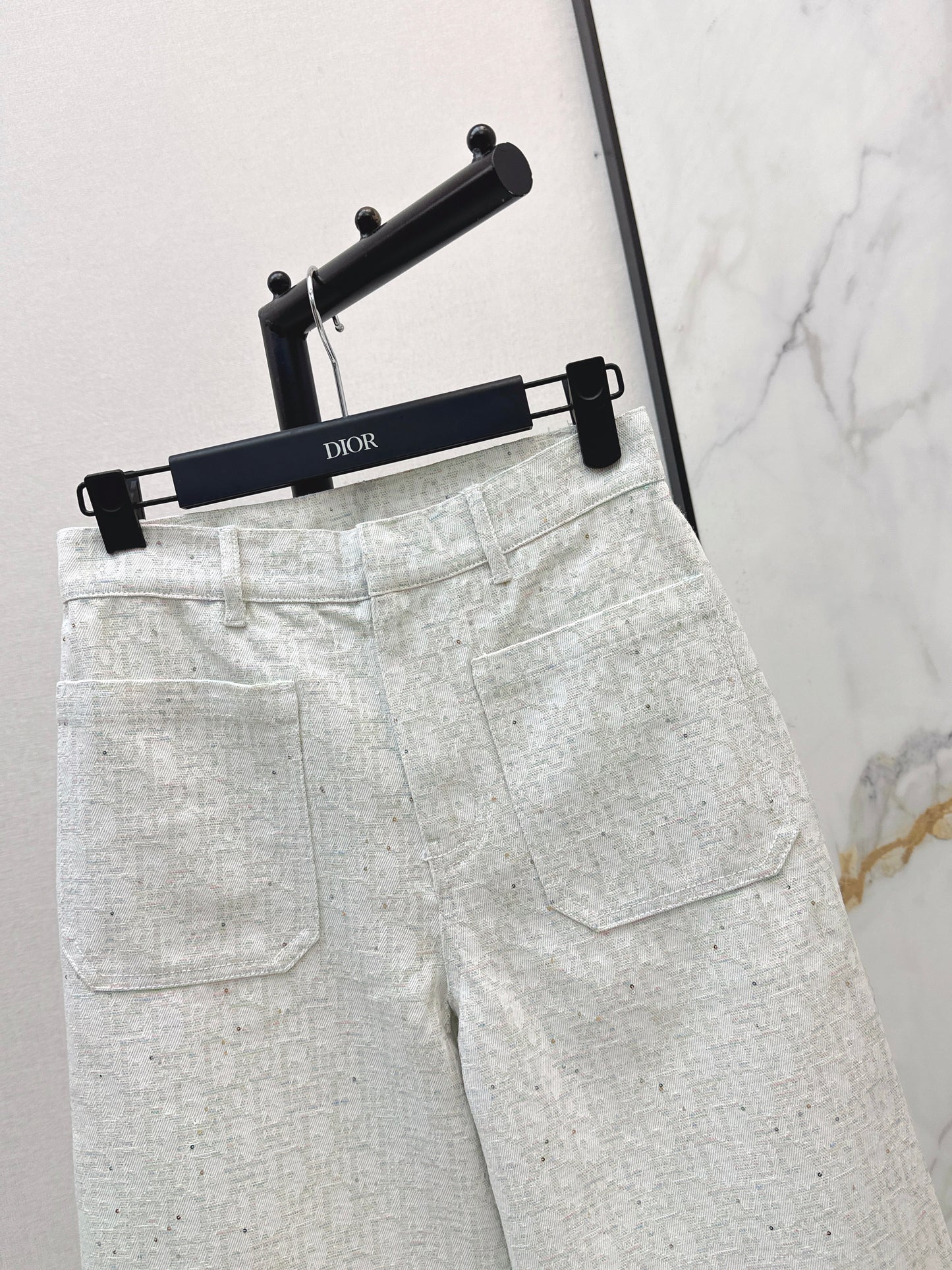 26ss Logo jacquard trousers