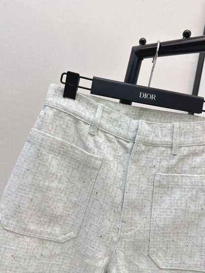 26ss Logo jacquard trousers