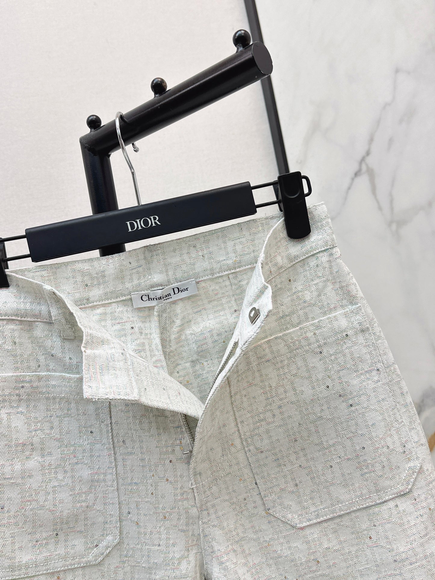 26ss Logo jacquard trousers