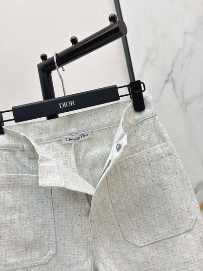 26ss Logo jacquard trousers