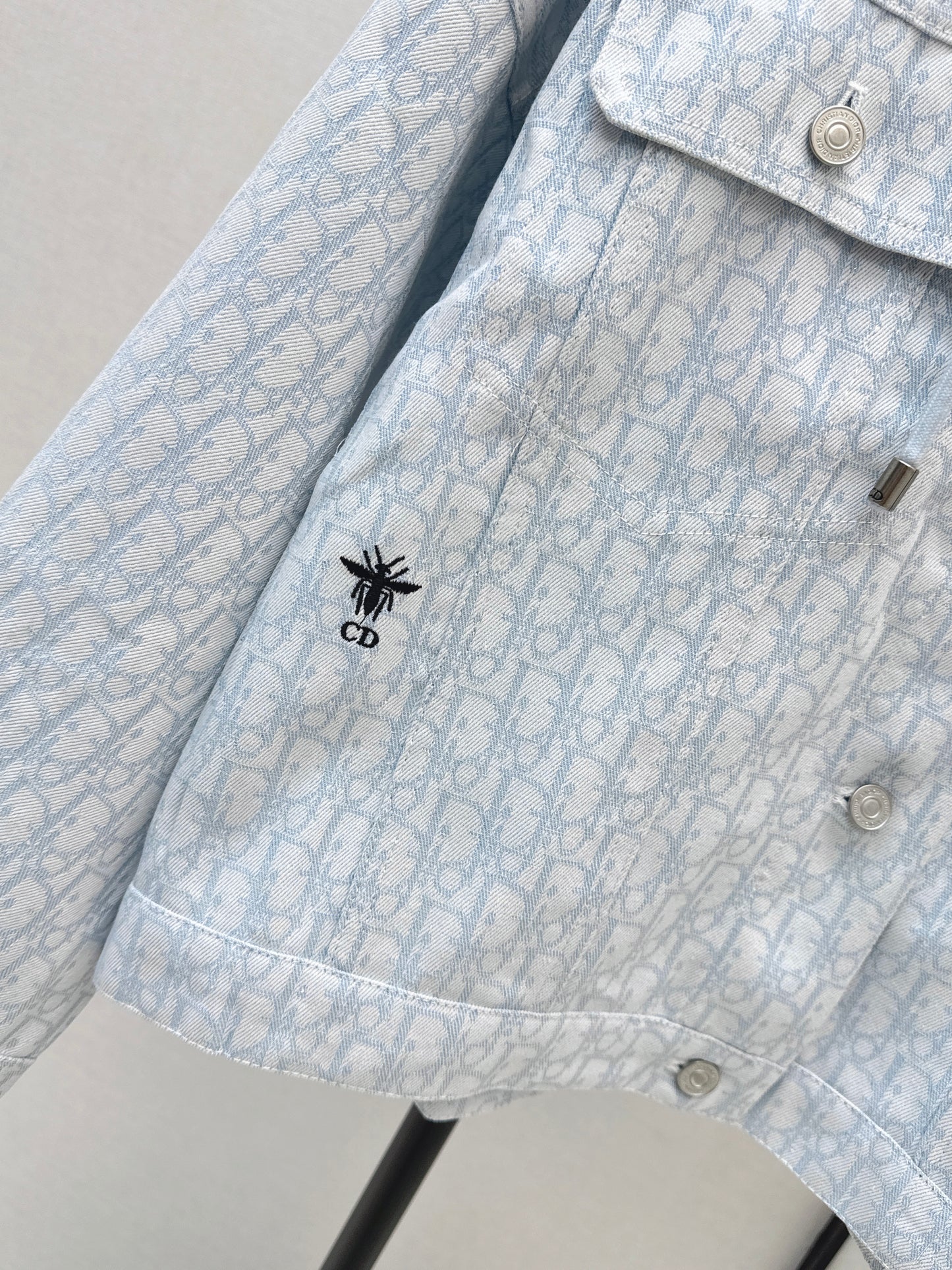 26ss Logo Denim Hooded Jacket
