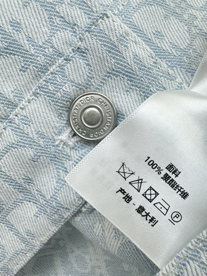 26ss Logo Denim Hooded Jacket