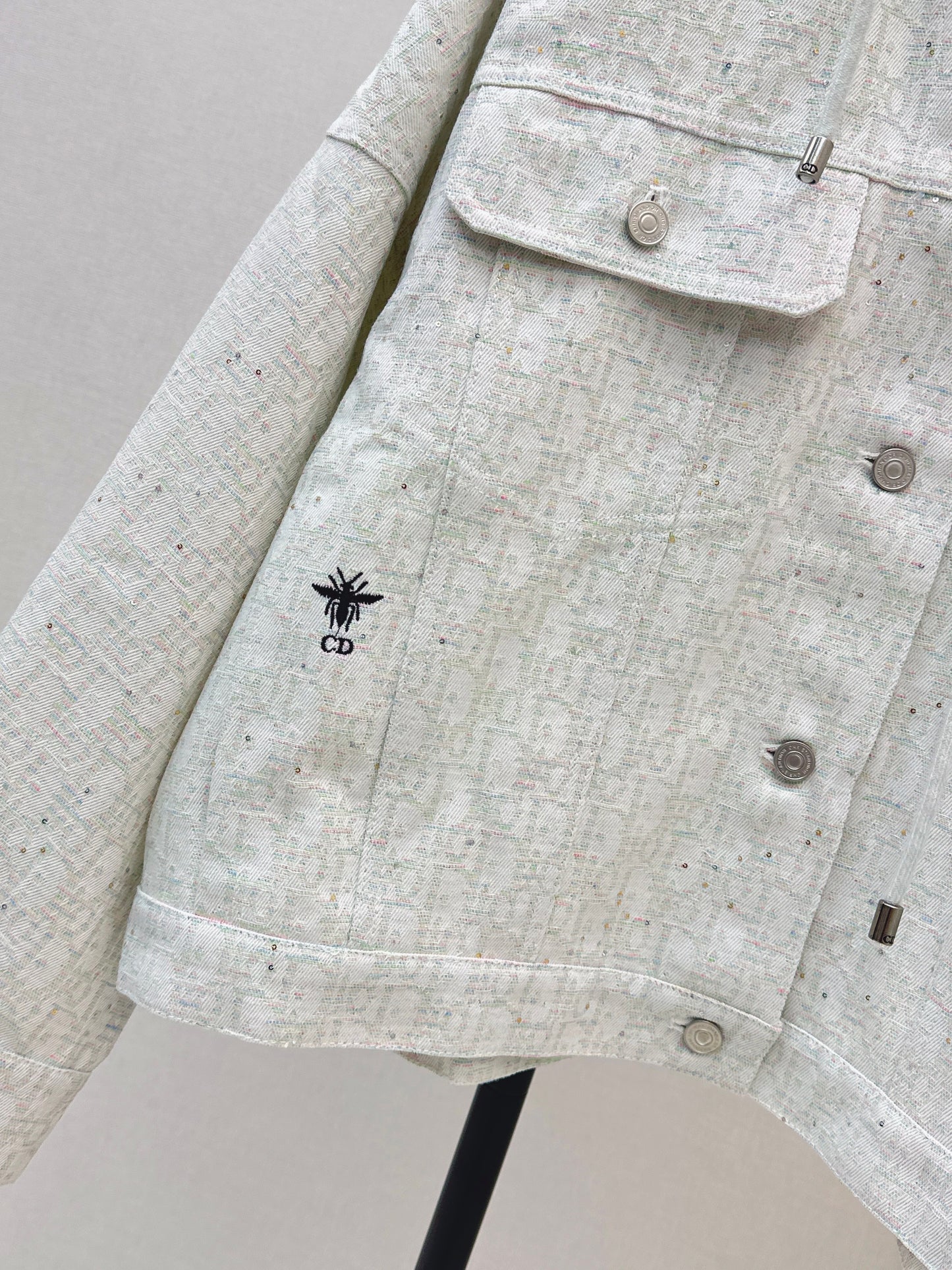 26ss Logo Denim Hooded Jacket