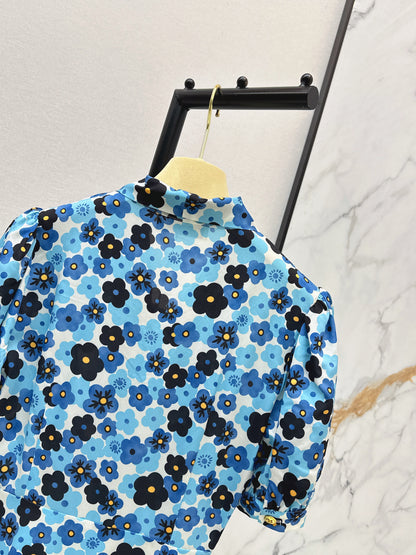 26ss Printed Long Dress