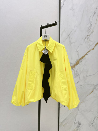 26ss Ribbon-collar jacket