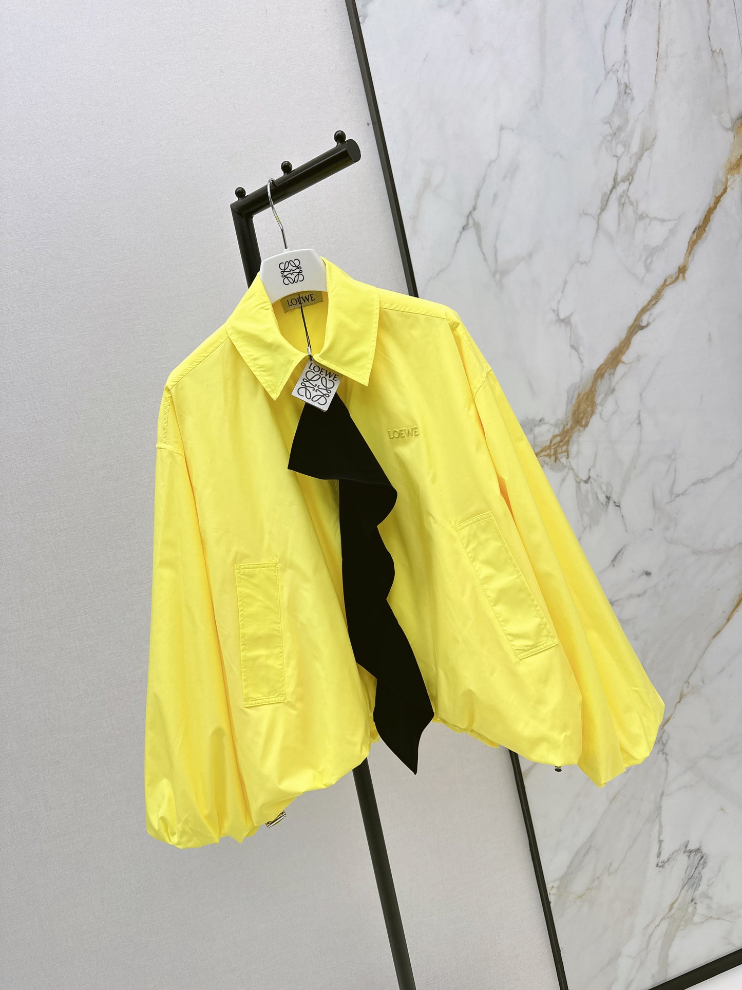 26ss Ribbon-collar jacket