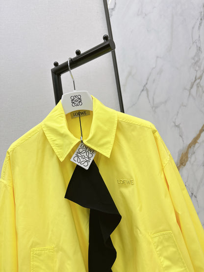 26ss Ribbon-collar jacket