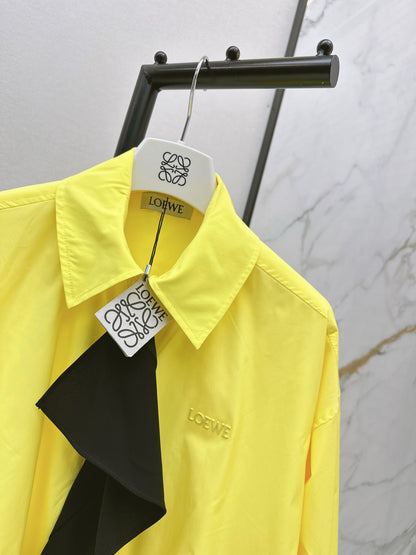 26ss Ribbon-collar jacket