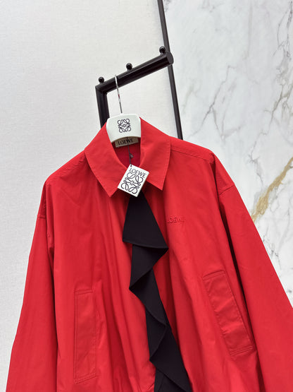 26ss Ribbon-collar jacket