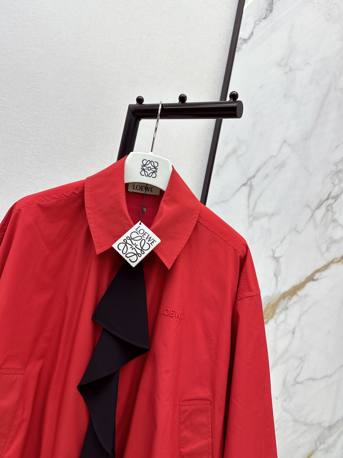 26ss Ribbon-collar jacket