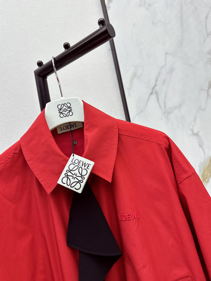 26ss Ribbon-collar jacket