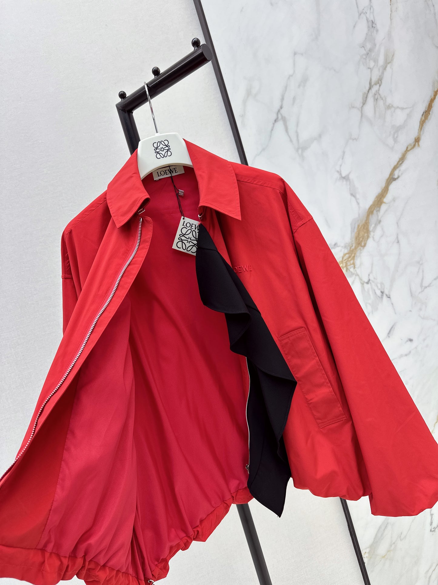 26ss Ribbon-collar jacket