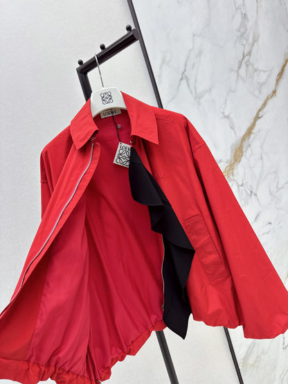 26ss Ribbon-collar jacket