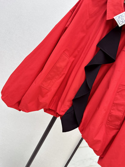 26ss Ribbon-collar jacket