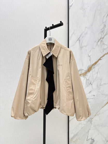 26ss Ribbon-collar jacket