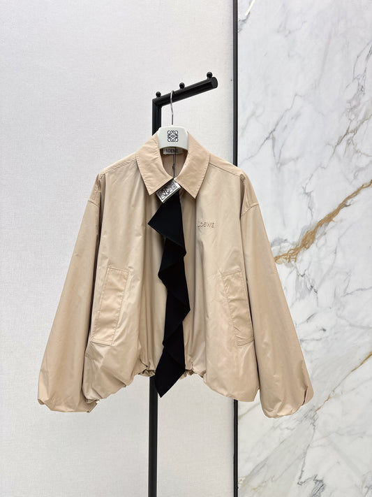 26ss Ribbon-collar jacket