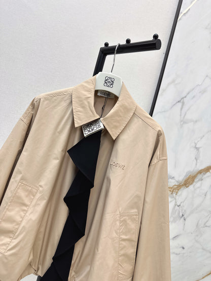 26ss Ribbon-collar jacket