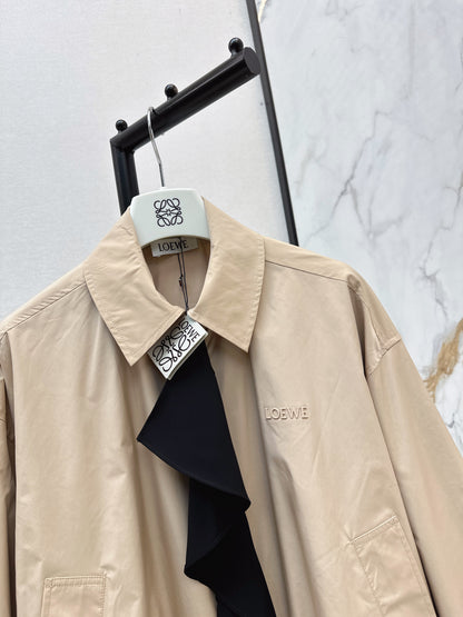 26ss Ribbon-collar jacket
