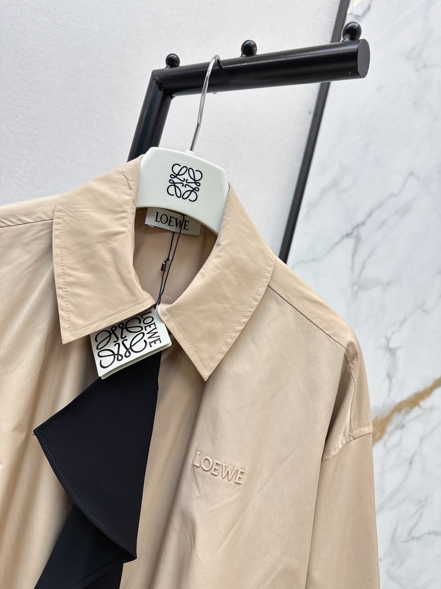 26ss Ribbon-collar jacket