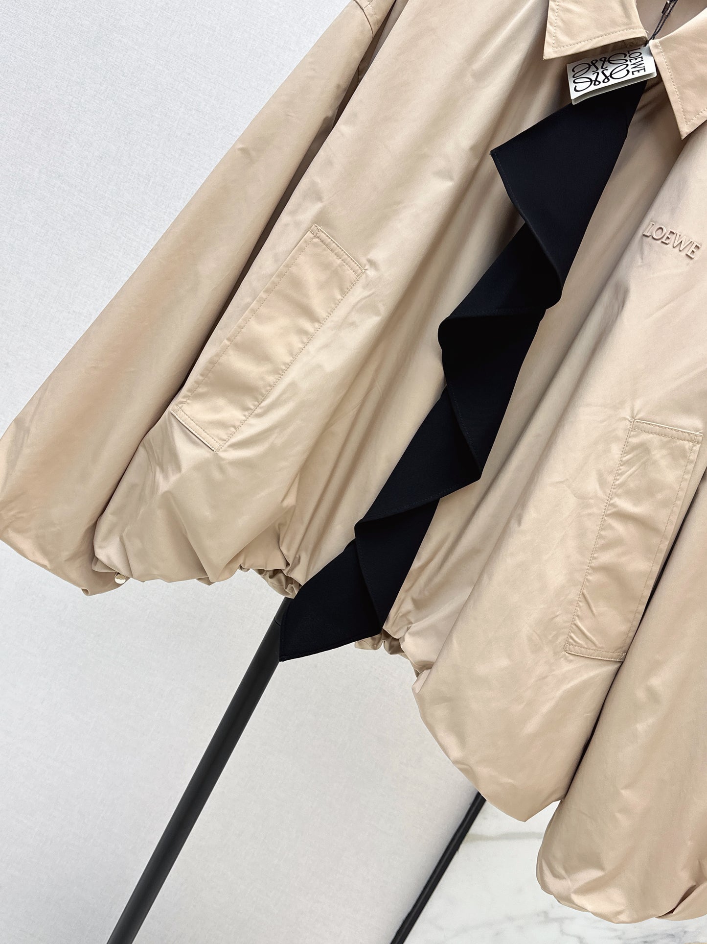 26ss Ribbon-collar jacket