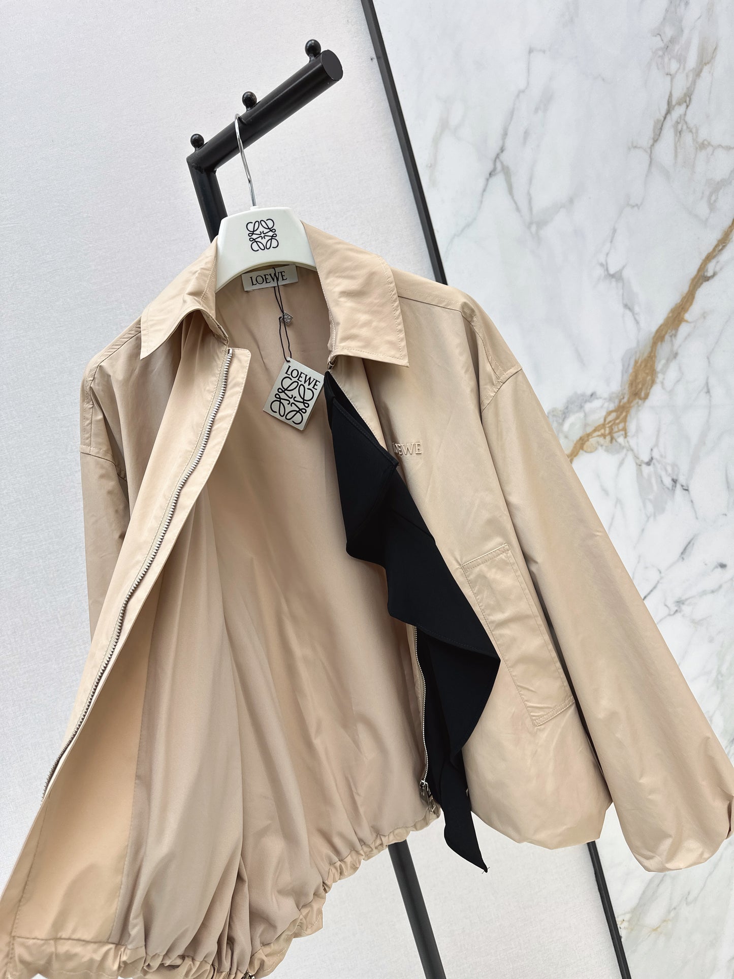 26ss Ribbon-collar jacket
