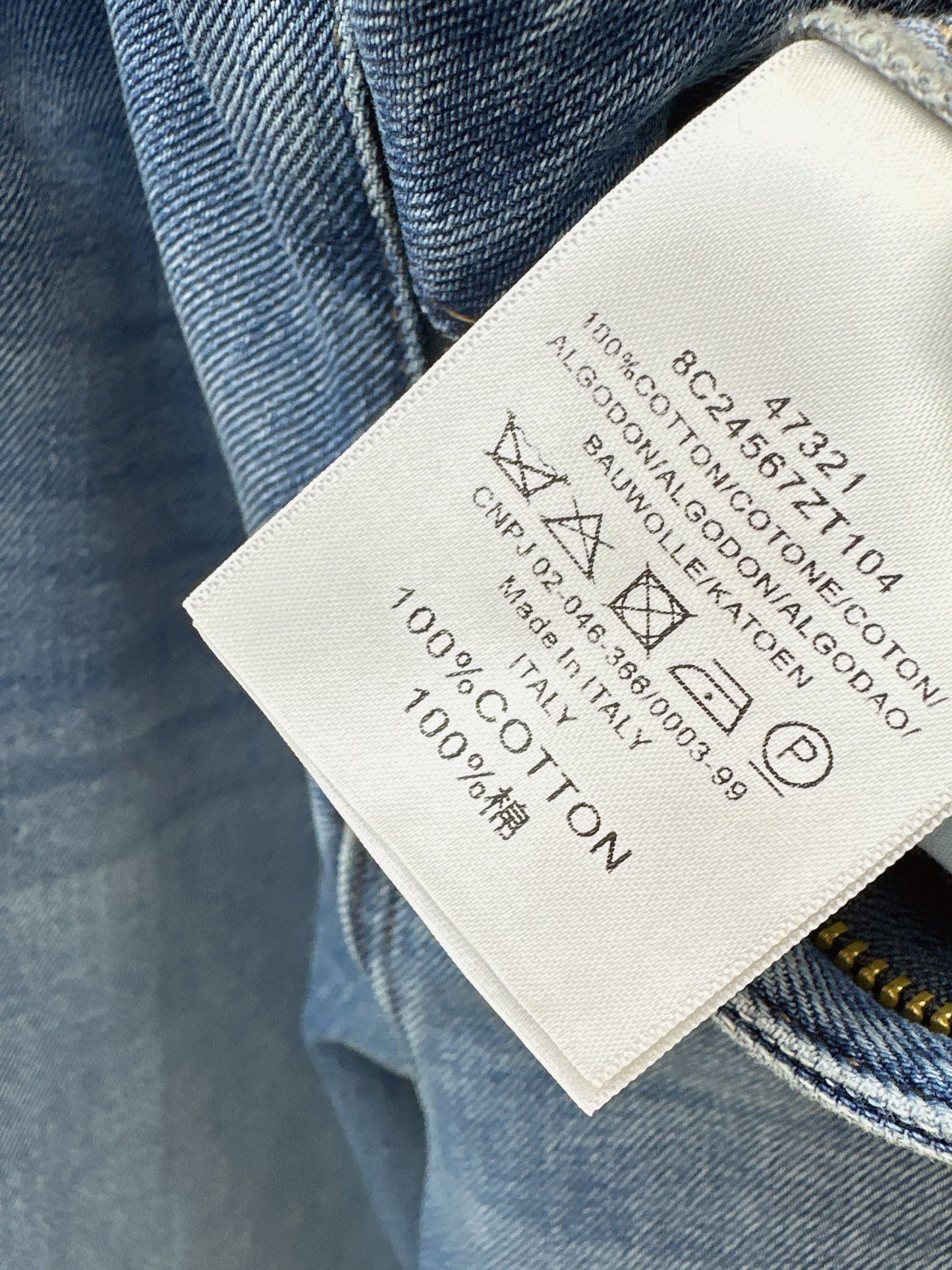 26ss High-waisted wide-leg jeans