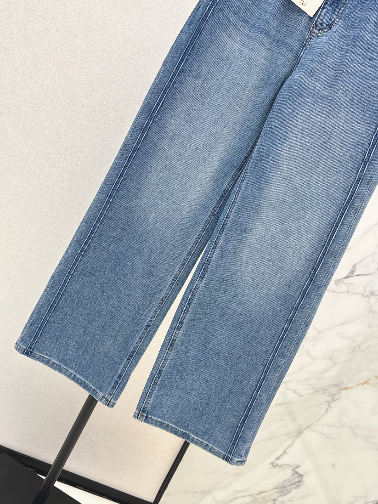 26ss High-waisted wide-leg jeans