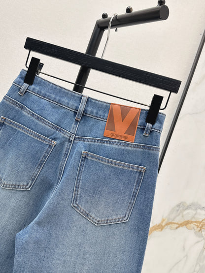 26ss High-waisted wide-leg jeans