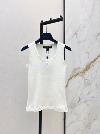 26ss Logo Embroidered Vest