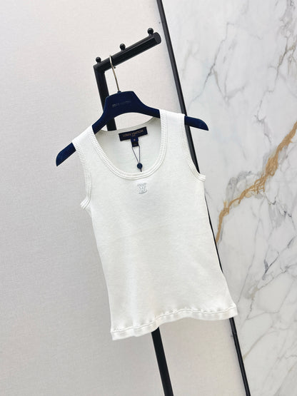 26ss Logo Embroidered Vest