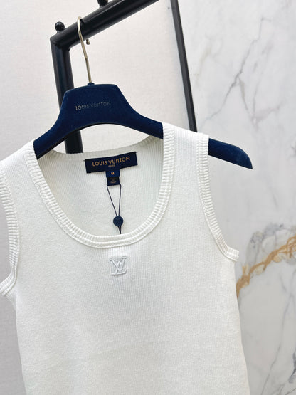 26ss Logo Embroidered Vest