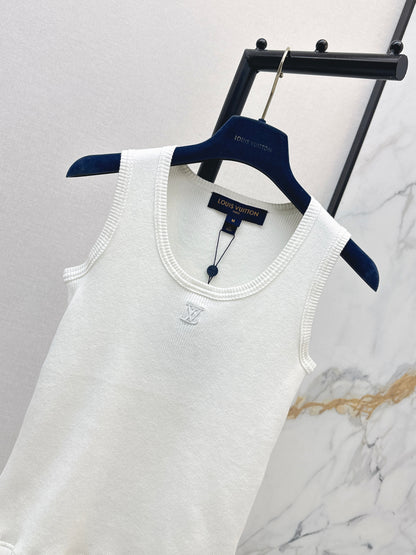 26ss Logo Embroidered Vest