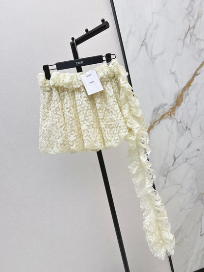 26ss 3D Lace Bubble Tulip Skirt
