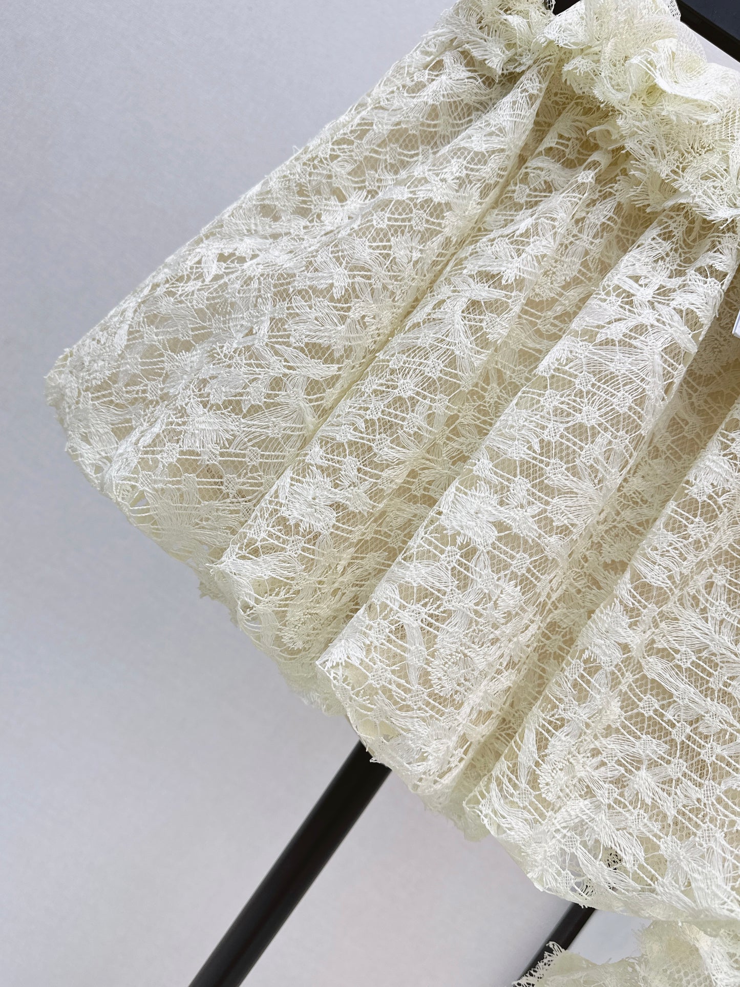 26ss 3D Lace Bubble Tulip Skirt