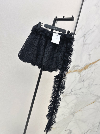 26ss 3D Lace Bubble Tulip Skirt