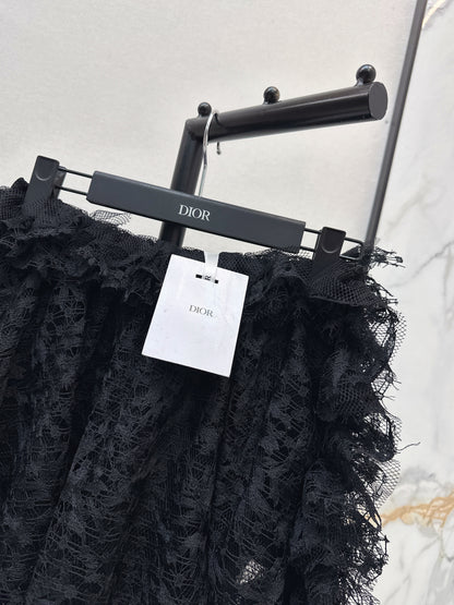 26ss 3D Lace Bubble Tulip Skirt