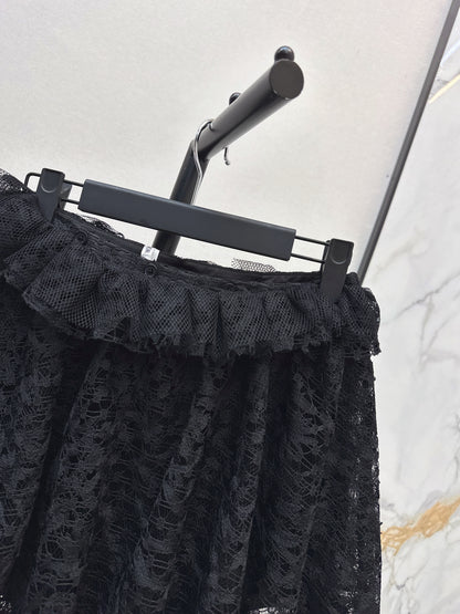 26ss 3D Lace Bubble Tulip Skirt