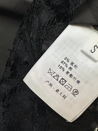 26ss Lace-trimmed T-shirt