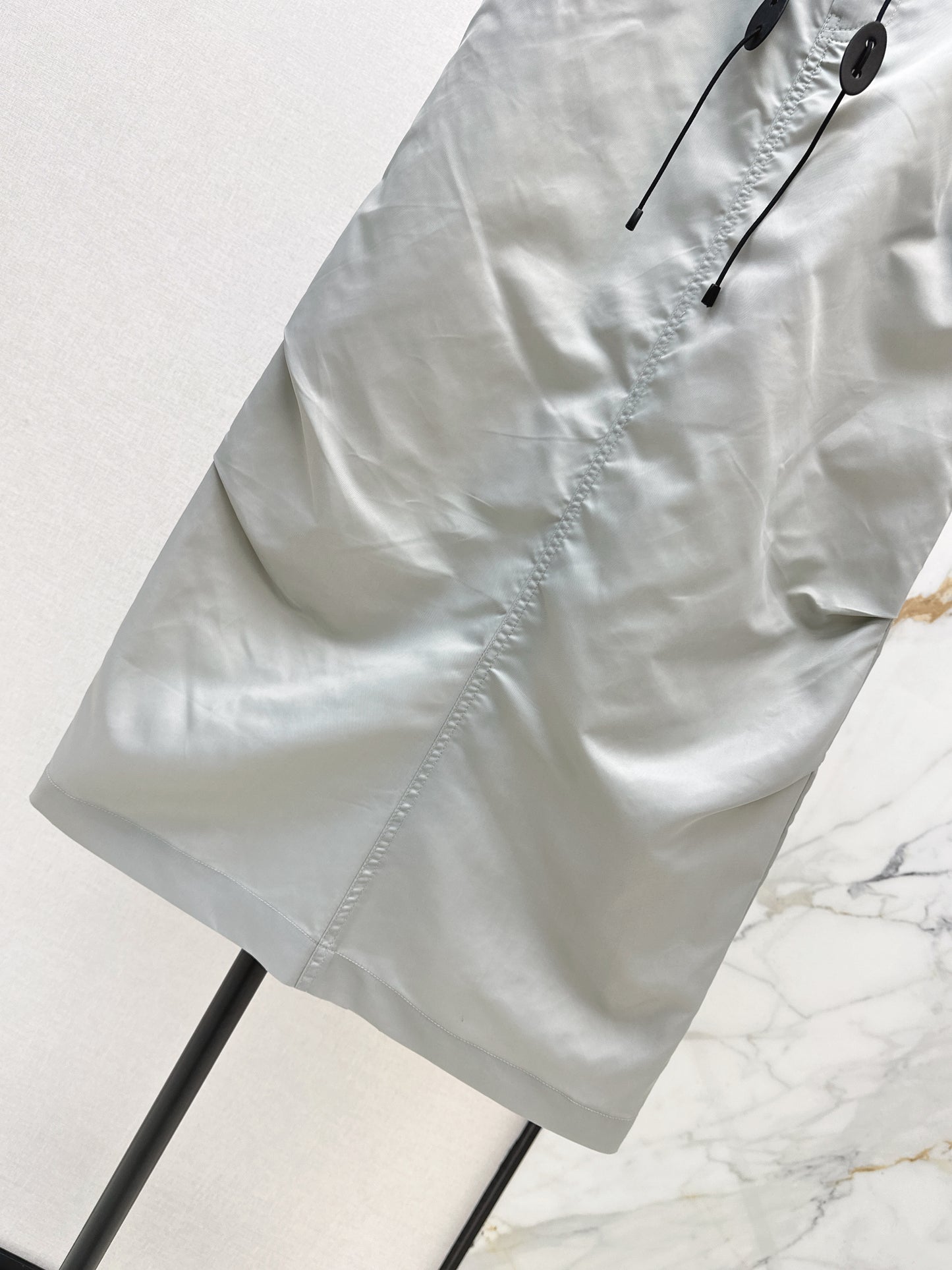 26ss Drawstring cargo skirt
