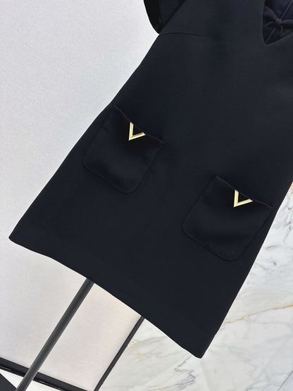 26ss Hardware-embellished dress