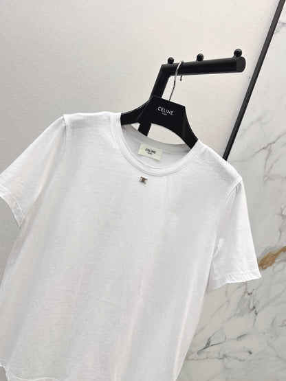 26ss Metal logo T-shirt