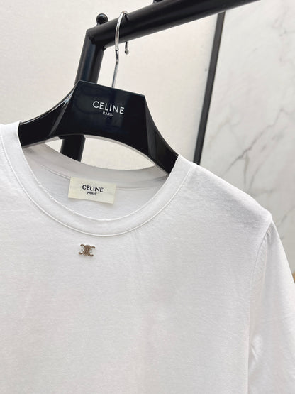 26ss Metal logo T-shirt