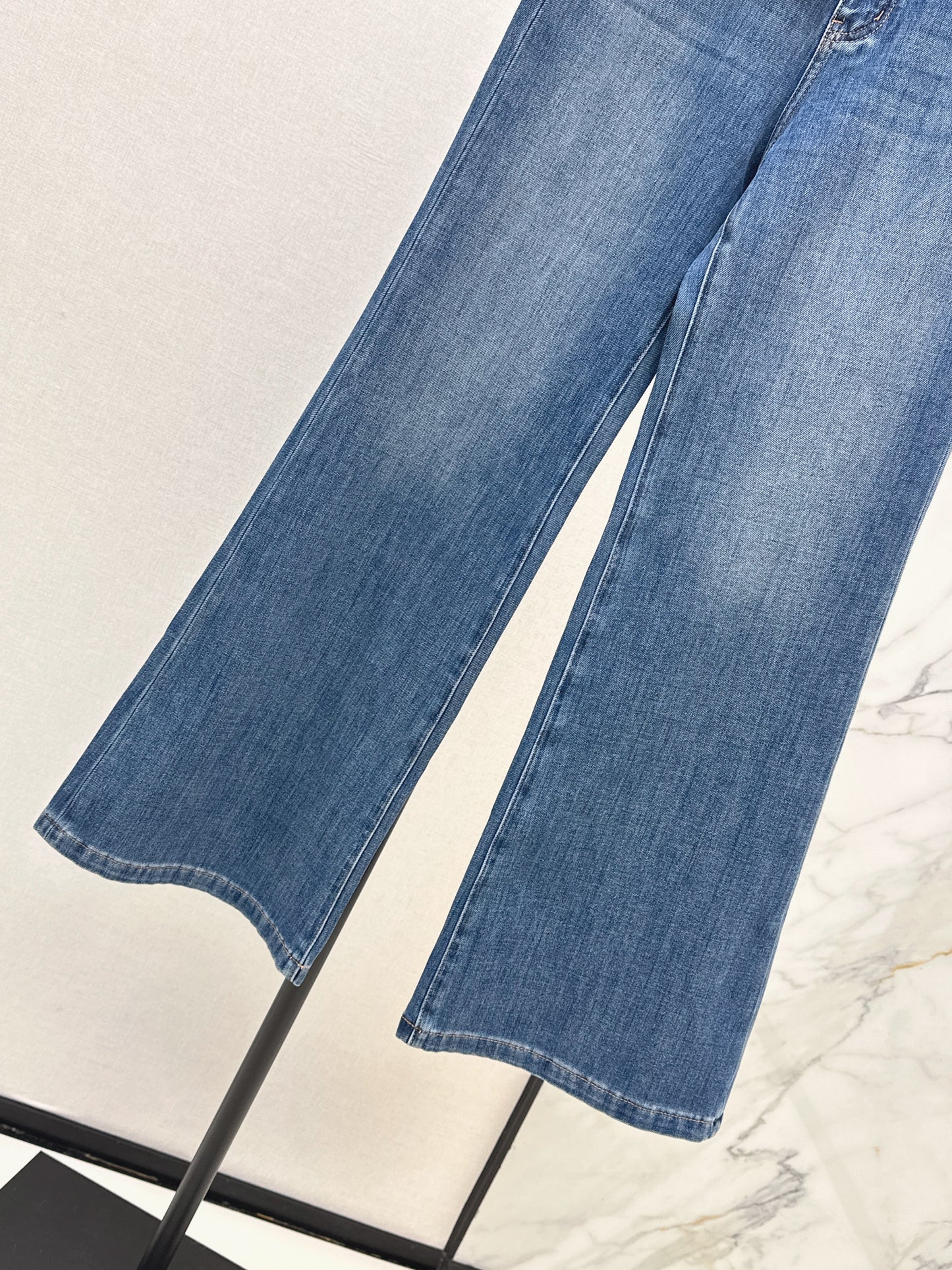 26ss High-waisted wide-leg jeans