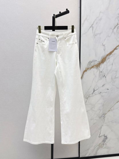 26ss High-waisted wide-leg jeans