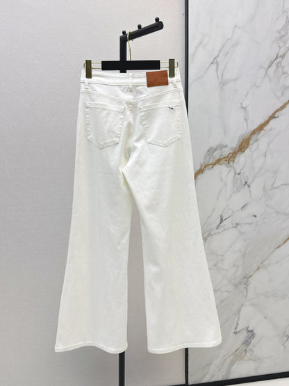 26ss High-waisted wide-leg jeans