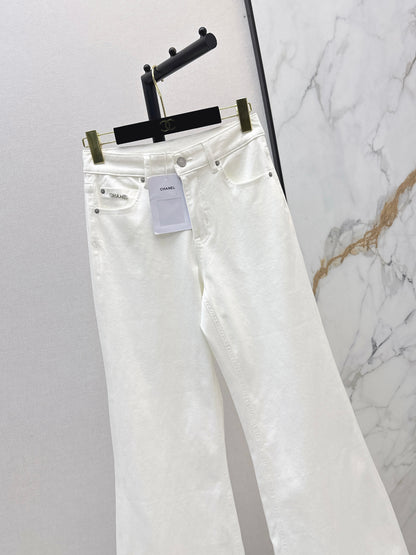 26ss High-waisted wide-leg jeans