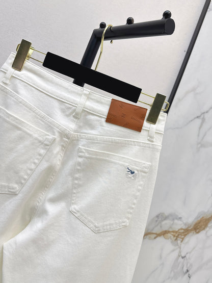 26ss High-waisted wide-leg jeans