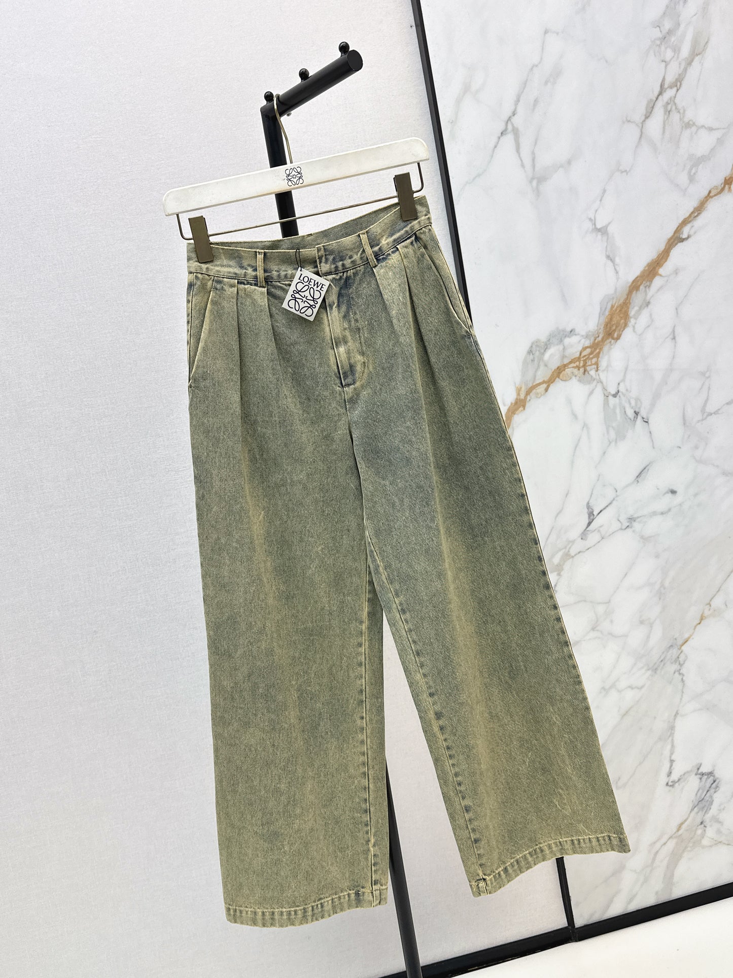 26ss Distressed Washed Jeans