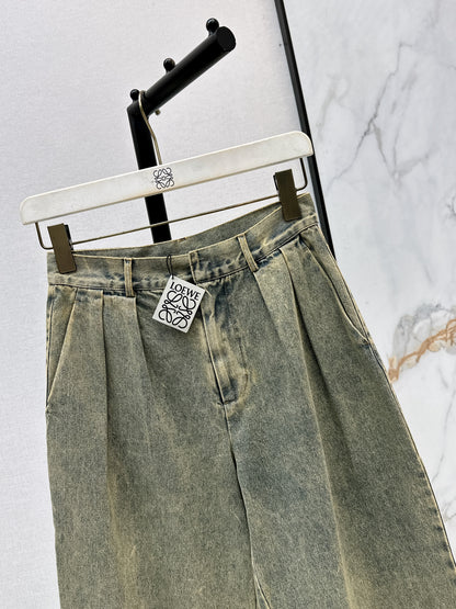 26ss Distressed Washed Jeans
