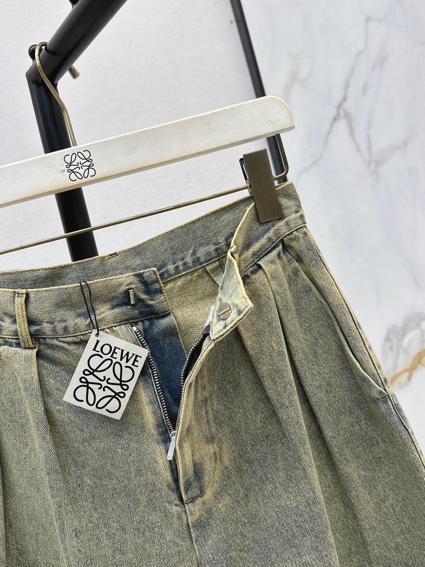 26ss Distressed Washed Jeans
